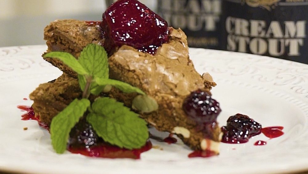 Brownie Con Frutos Rojos