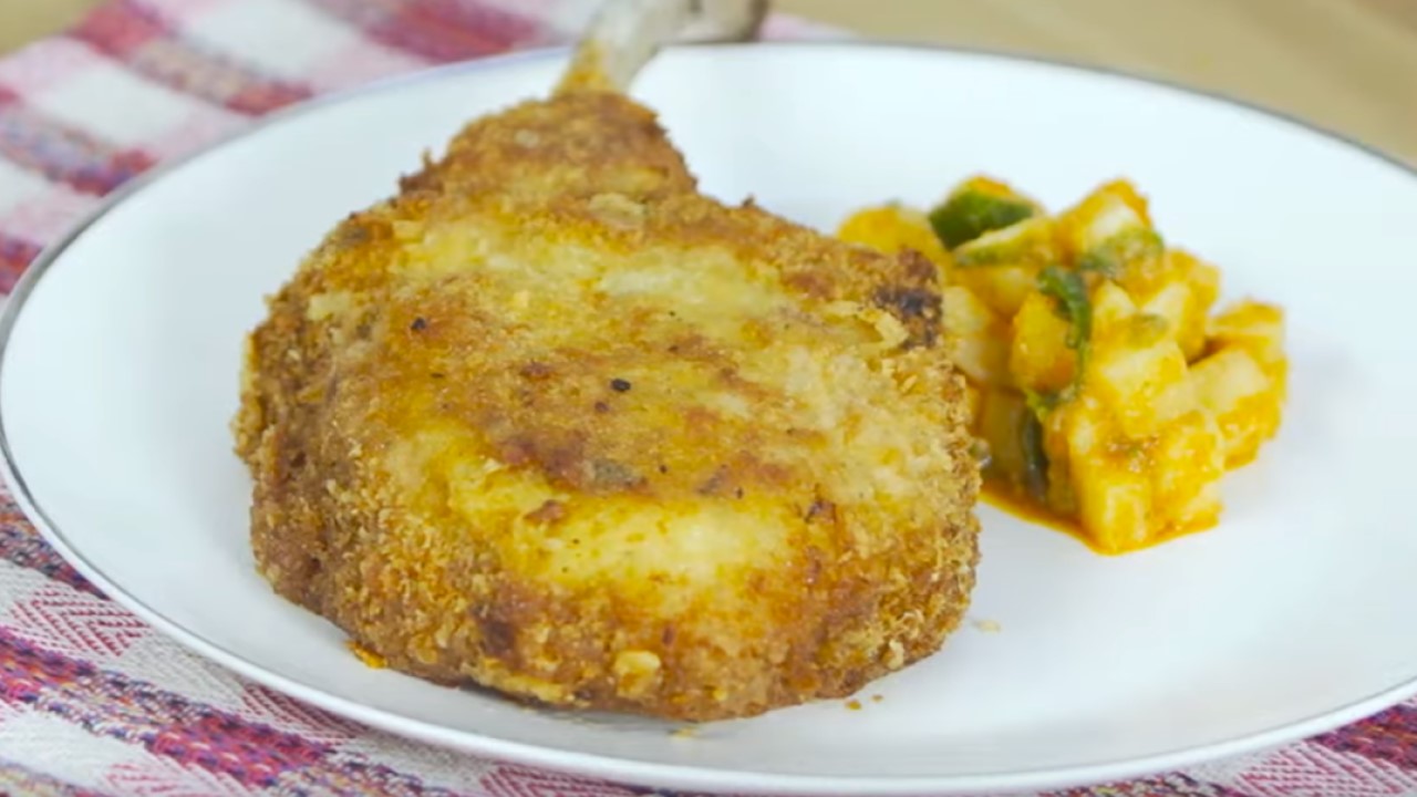 Milanesa de carré de cerdo - Cucinare